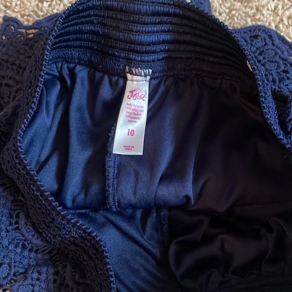 Justice Crochet Shorts - Size 10 - Picture 7 of 7